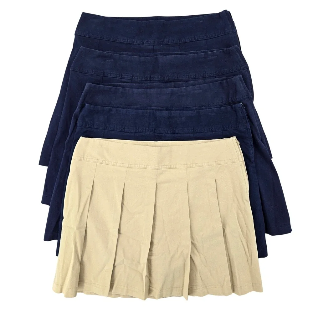 The Children's Place NEW 18‎ Plus Pleated School Uniform Preppy Skort Lot of 5